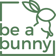 Logotipo be a bunny verde sem fundo